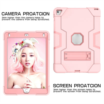 Contrast Color Robot Silicone + PC Tablet Case For iPad 6 / iPad Pro 9.7 2016(Rose Gold) - iPad Pro 9.7 inch Cases by buy2fix | Online Shopping UK | buy2fix
