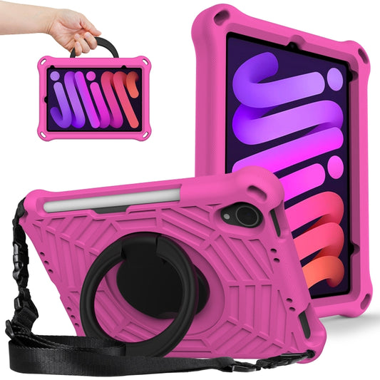 For iPad mini 2024 / mini 6 Spider King Silicone Protective Tablet Case(Rose Red) - iPad mini 6 Cases by buy2fix | Online Shopping UK | buy2fix