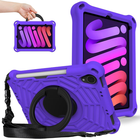 For iPad mini 2024 / mini 6 Spider King Silicone Protective Tablet Case(Purple) - iPad mini 6 Cases by buy2fix | Online Shopping UK | buy2fix