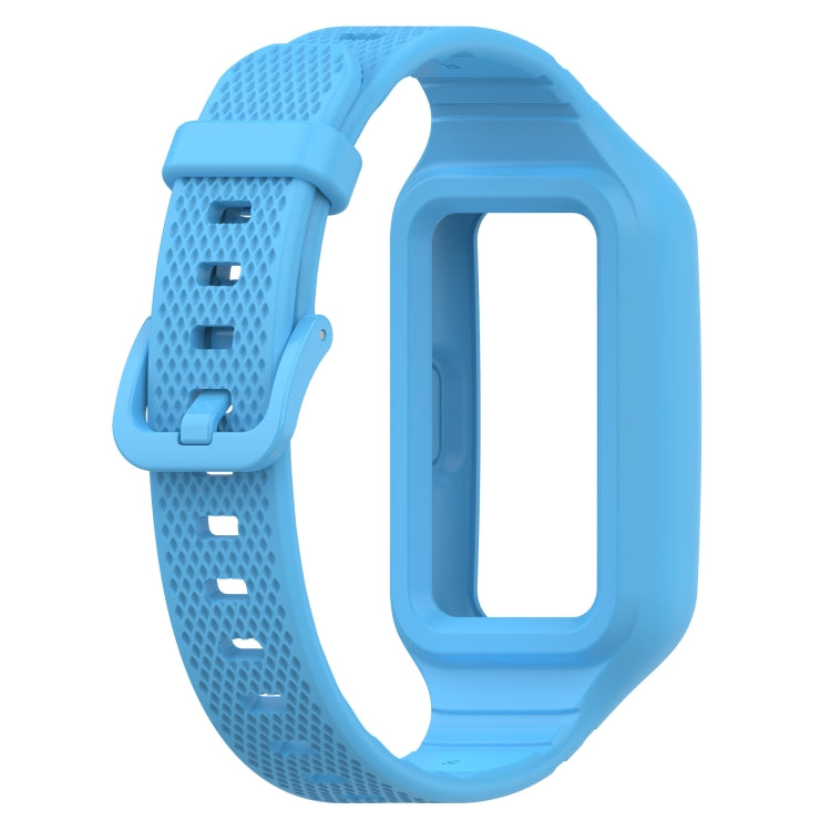 For Huawei Band 10 / 9 / 8 / 7 / 6 Universal Integrated Silicone Watch Band(Sky Blue) by buy2fix
