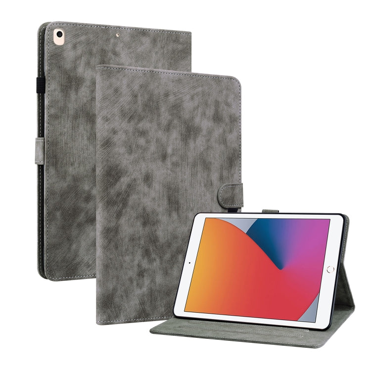 Tiger Pattern PU Tablet Case With Sleep / Wake-up Function For iPad 10.2 2019/Air 2019 10.5/10.2 2020/2021(Grey) - iPad 10.2 Cases by buy2fix | Online Shopping UK | buy2fix
