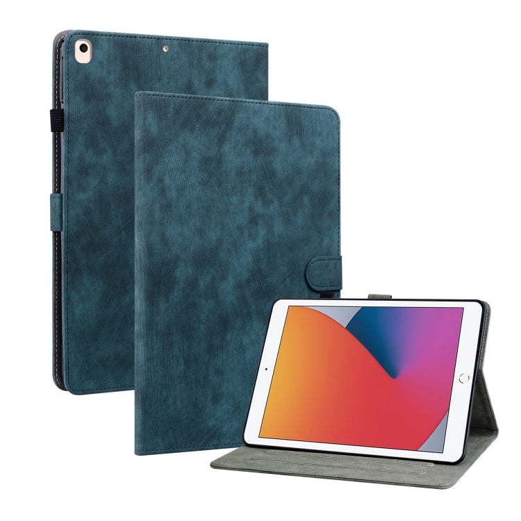 Tiger Pattern PU Tablet Case With Sleep / Wake-up Function For iPad 10.2 2019/Air 2019 10.5/10.2 2020/2021(Dark Blue) - iPad 10.2 Cases by buy2fix | Online Shopping UK | buy2fix