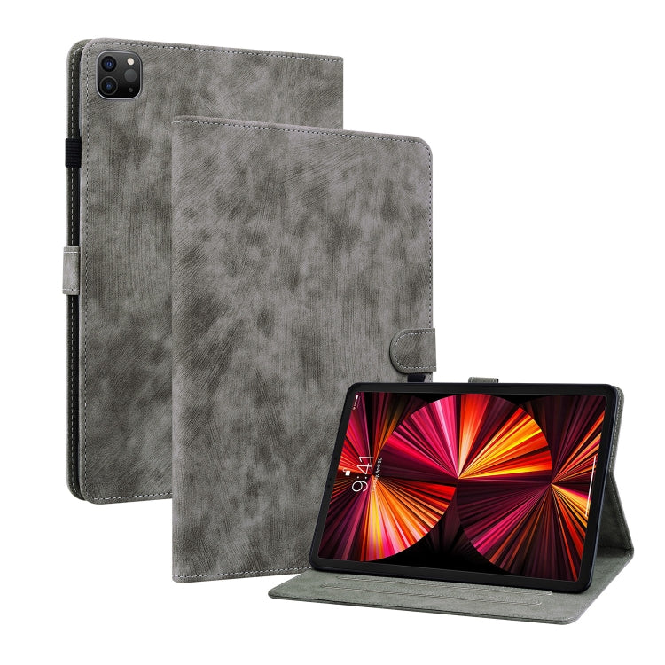 Tiger Pattern PU Tablet Case With Sleep / Wake-up Function For iPad Pro 11 2022 / 2021 / 2020 / 2018 / Air 2020 10.9(Grey) - iPad Pro 11 (2022/2021) Cases by buy2fix | Online Shopping UK | buy2fix
