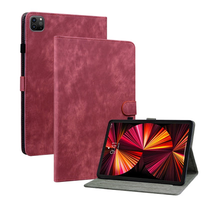 Tiger Pattern PU Tablet Case With Sleep / Wake-up Function For iPad Pro 11 2022 / 2021 / 2020 / 2018 / Air 2020 10.9(Red) - iPad Pro 11 (2022/2021) Cases by buy2fix | Online Shopping UK | buy2fix