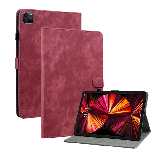 Tiger Pattern PU Tablet Case With Sleep / Wake-up Function For iPad Pro 11 2022 / 2021 / 2020 / 2018 / Air 2020 10.9(Red) - iPad Pro 11 (2022/2021) Cases by buy2fix | Online Shopping UK | buy2fix