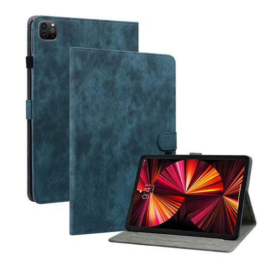 Tiger Pattern PU Tablet Case With Sleep / Wake-up Function For iPad Pro 11 2022 / 2021 / 2020 / 2018 / Air 2020 10.9(Dark Blue) - iPad Pro 11 (2022/2021) Cases by buy2fix | Online Shopping UK | buy2fix