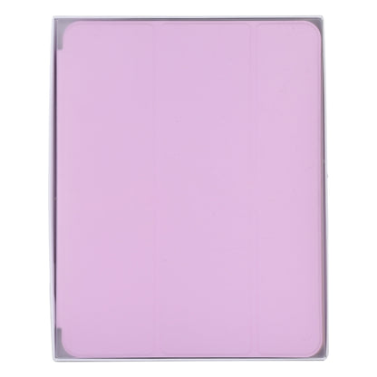 For iPad Pro 12.9 inch (2020/2021) 3-fold Horizontal Flip Smart Leather Tablet Case with Sleep / Wake-up Function & Holder(Pink) - iPad Pro 12.9 (2022/2021) Cases by buy2fix | Online Shopping UK | buy2fix