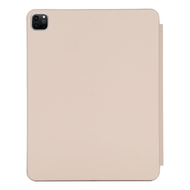 For iPad Pro 12.9 inch (2020/2021) 3-fold Horizontal Flip Smart Leather Tablet Case with Sleep / Wake-up Function & Holder(Grey) - iPad Pro 12.9 (2022/2021) Cases by buy2fix | Online Shopping UK | buy2fix