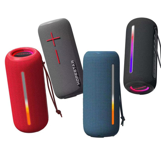 HOPESTAR P39 Outdoor Waterproof RGB Light Wireless Bluetooth Speaker(Blue) - Waterproof Speaker by HOPESTAR | Online Shopping UK | buy2fix