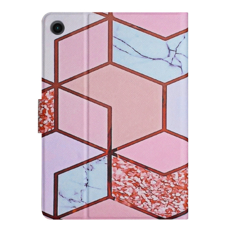 For Samsung Galaxy Tab A8 Marble Pattern Smart Leather Tablet Case(Splicing Marble) - Other Galaxy Tab PC by buy2fix | Online Shopping UK | buy2fix