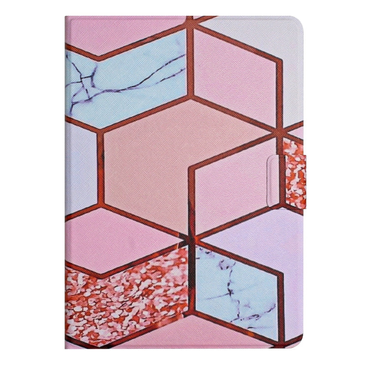 For Samsung Galaxy Tab A7 Lite T220 Marble Pattern Smart Leather Tablet Case(Splicing Marble) - Tab A7 Lite T220 / T225 by buy2fix | Online Shopping UK | buy2fix