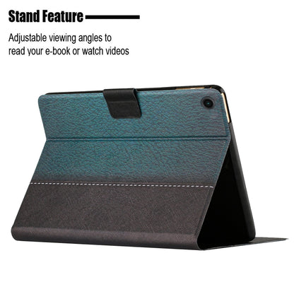 For Samsung Galaxy Tab A8 Stitching Solid Color Smart Leather Tablet Case(Green) - Other Galaxy Tab PC by buy2fix | Online Shopping UK | buy2fix
