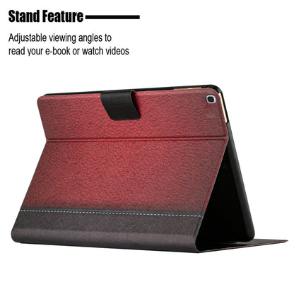 For Samsung Galaxy Tab A 10.1 2019 T510 Stitching Solid Color Smart Leather Tablet Case(Red) - Tab A 10.1 (2019) T510 / T515 by buy2fix | Online Shopping UK | buy2fix