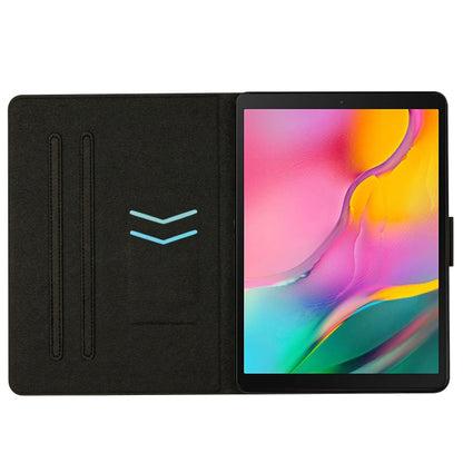 For Samsung Galaxy Tab A 10.1 2019 T510 Stitching Solid Color Smart Leather Tablet Case(Grey) - Tab A 10.1 (2019) T510 / T515 by buy2fix | Online Shopping UK | buy2fix