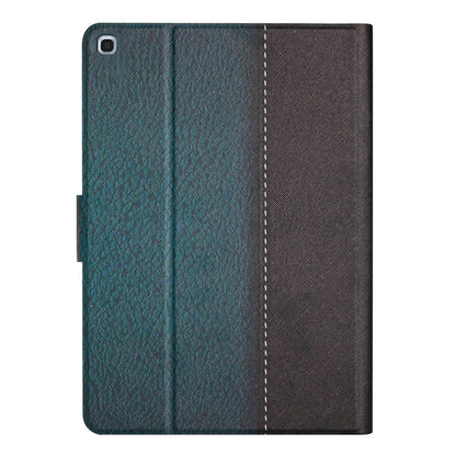 For Samsung Galaxy Tab A 10.1 2019 T510 Stitching Solid Color Smart Leather Tablet Case(Green) - Tab A 10.1 (2019) T510 / T515 by buy2fix | Online Shopping UK | buy2fix