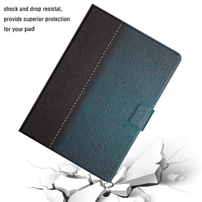 For Samsung Galaxy Tab A 10.1 2019 T510 Stitching Solid Color Smart Leather Tablet Case(Green) - Tab A 10.1 (2019) T510 / T515 by buy2fix | Online Shopping UK | buy2fix