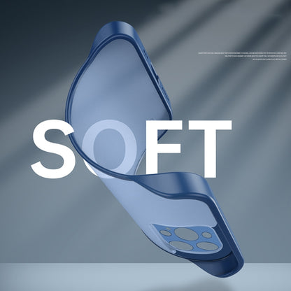 For iPhone 14 Metal Lens Frosted Magsafe Phone Case (Black) by buy2fix