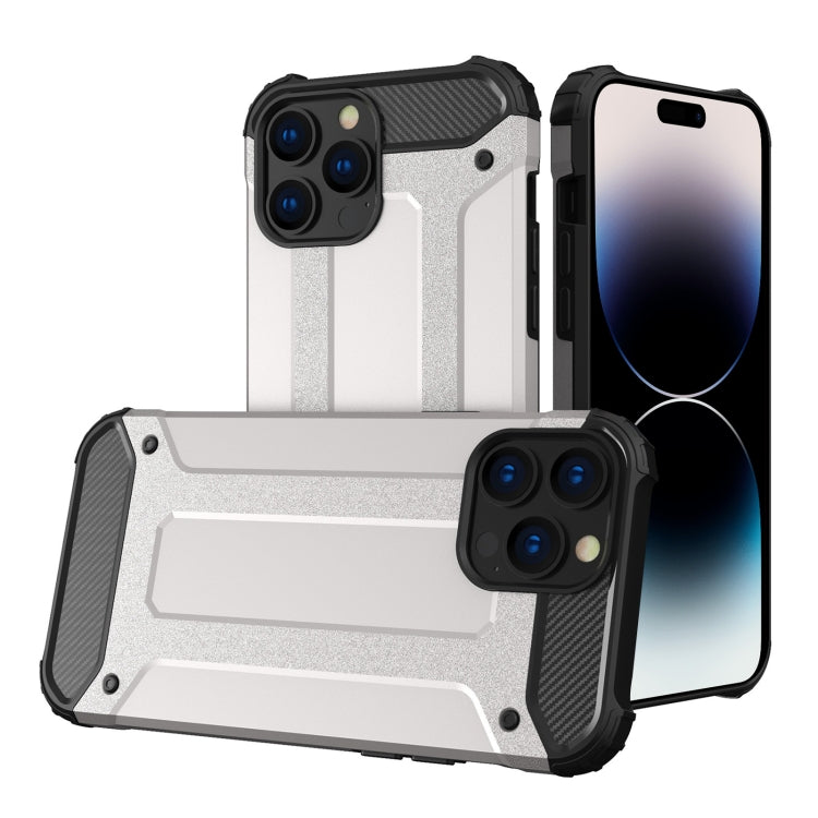 For iPhone 14 Pro Magic Armor TPU Phone Case(Silver) - iPhone 14 Pro Cases by buy2fix | Online Shopping UK | buy2fix