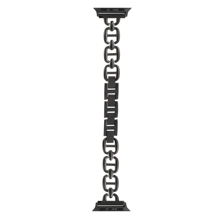 Steel Watch Band For Apple Watch Ultra 49mm&Watch Ultra 2 49mm / Series 9&8&7 45mm / SE 3&SE 2&6&SE&5&4 44mm / 3&2&1 42mm(Black) by buy2fix