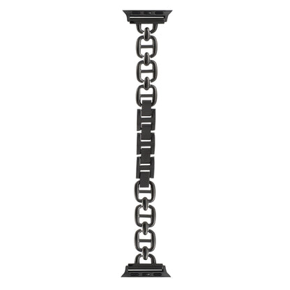 Steel Watch Band For Apple Watch Ultra 49mm&Watch Ultra 2 49mm / Series 9&8&7 45mm / SE 3&SE 2&6&SE&5&4 44mm / 3&2&1 42mm(Black) by buy2fix