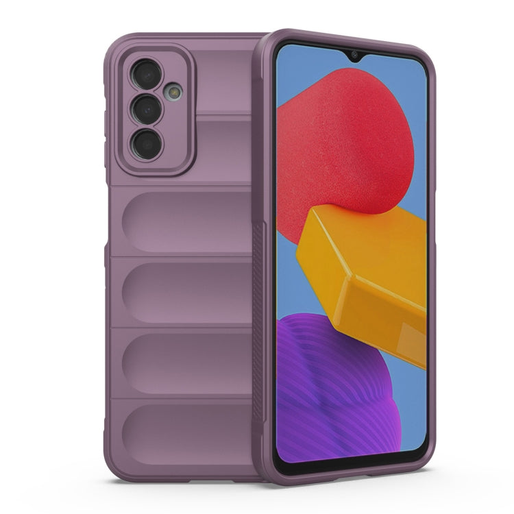 For Samsung Galaxy M13 4G Magic Shield TPU + Flannel Phone Case(Purple) by buy2fix