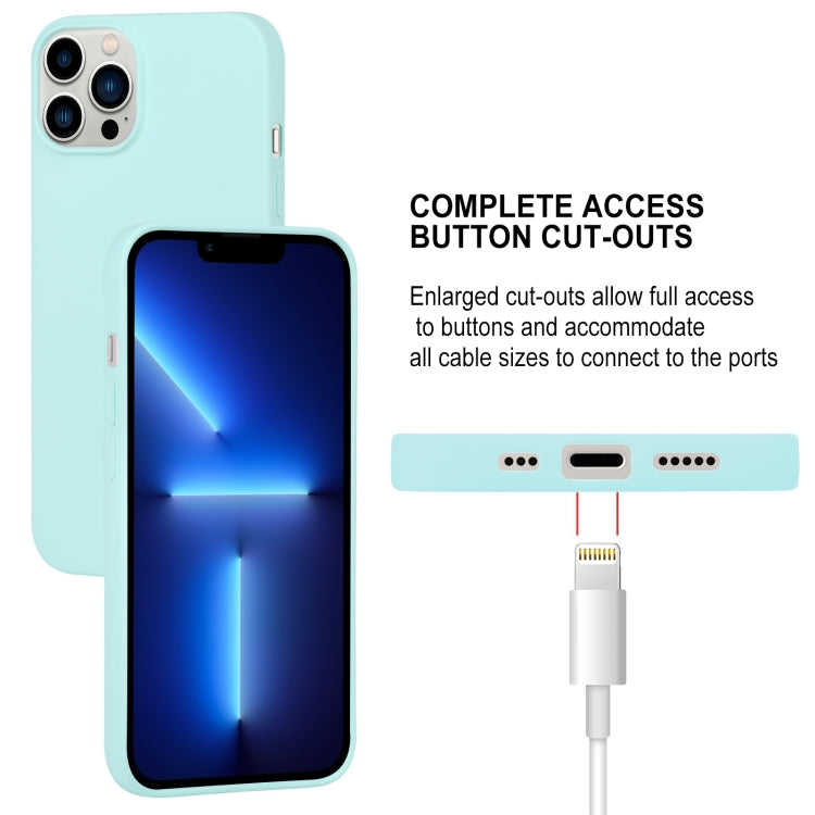 For iPhone 14 Pro GOOSPERY SOFT FEELING Liquid TPU Phone Case(Mint Green) - iPhone 14 Pro Cases by GOOSPERY | Online Shopping UK | buy2fix