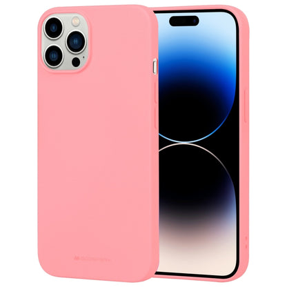 For iPhone 14 Pro Max GOOSPERY SOFT FEELING Liquid TPU Phone Case (Pink) - iPhone 14 Pro Max Cases by GOOSPERY | Online Shopping UK | buy2fix
