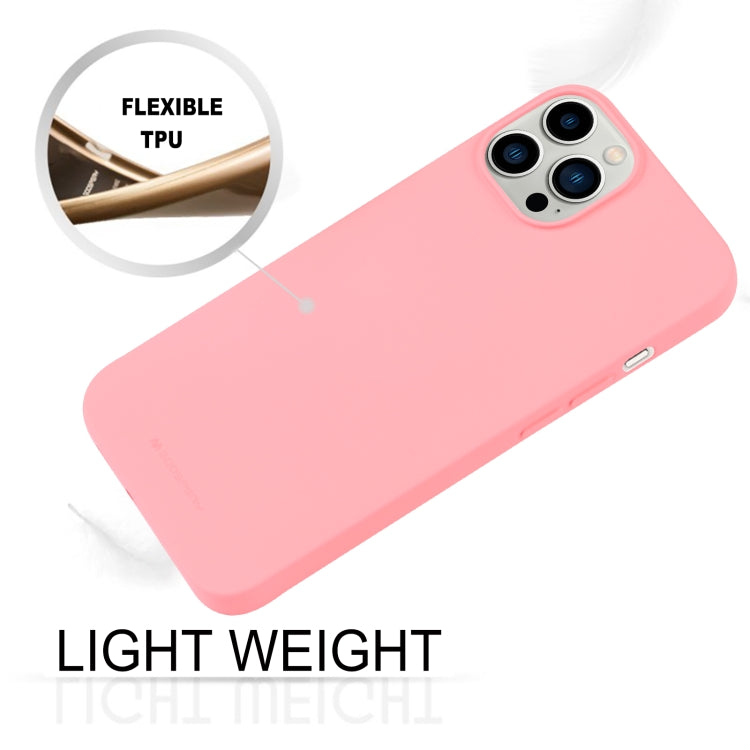 For iPhone 14 Pro Max GOOSPERY SOFT FEELING Liquid TPU Phone Case (Pink) - iPhone 14 Pro Max Cases by GOOSPERY | Online Shopping UK | buy2fix