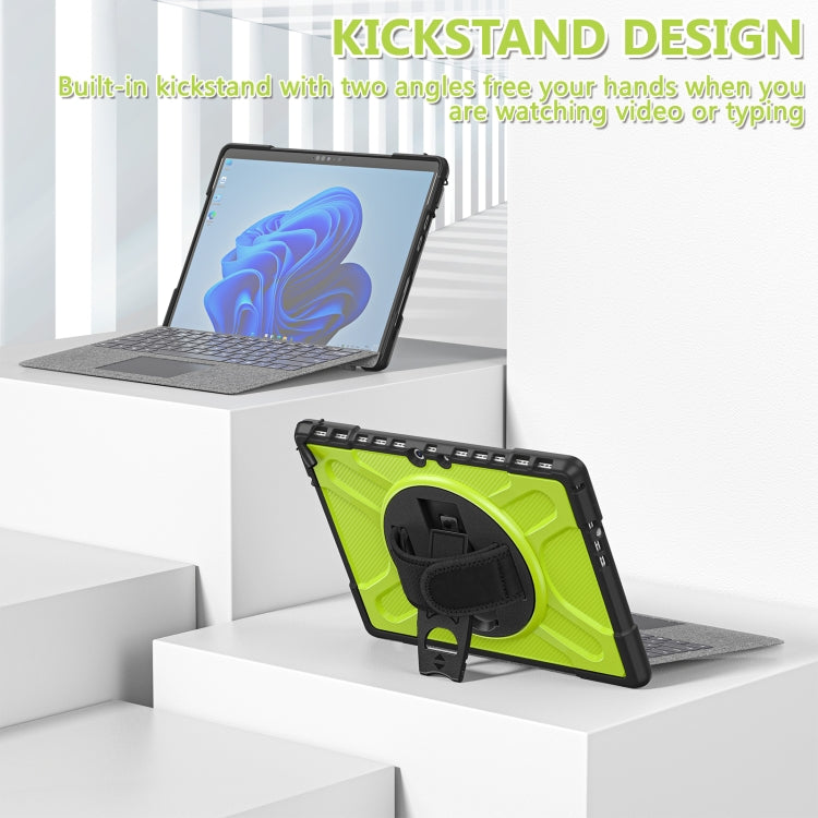 For MicroSoft Surface Pro 8 TPU + PC Tablet Case(Yellow Green) - Others by buy2fix | Online Shopping UK | buy2fix
