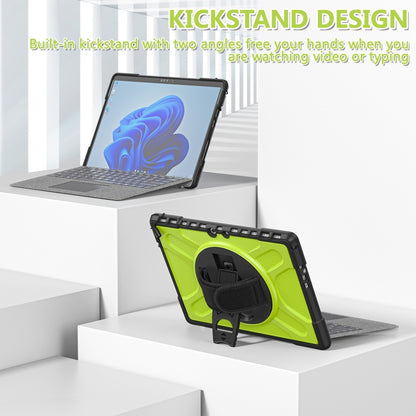 For MicroSoft Surface Pro 8 TPU + PC Tablet Case(Yellow Green) - Others by buy2fix | Online Shopping UK | buy2fix