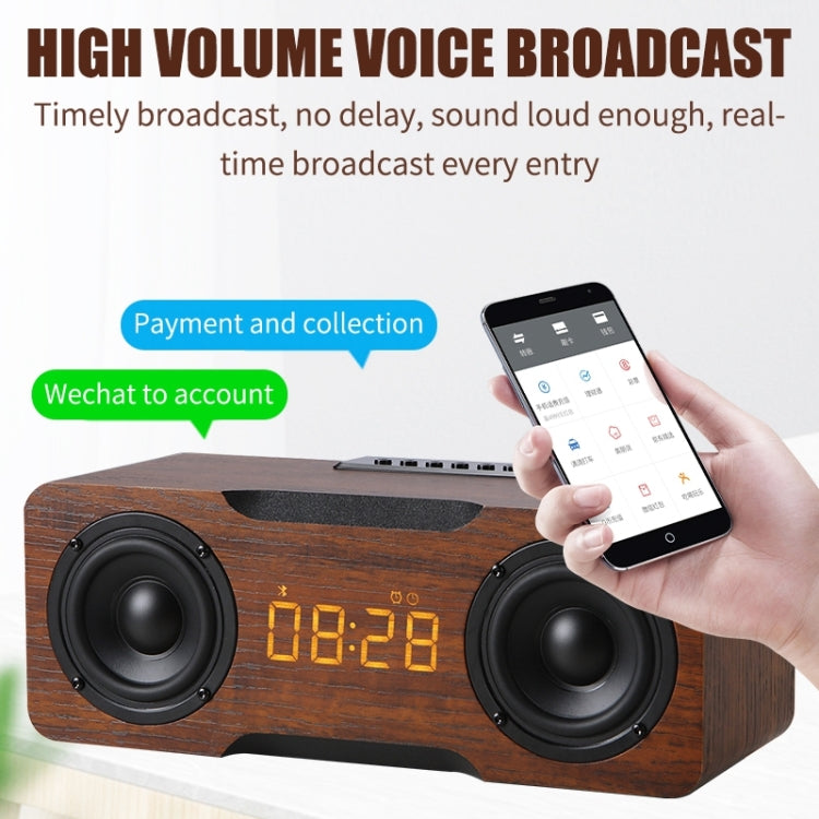 M8C Multifunctional Alarm Clock Bluetooth Speaker(Yellow) - Desktop Speaker by buy2fix | Online Shopping UK | buy2fix