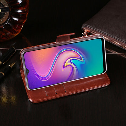 For Infinix S4 idewei Crazy Horse Texture Horizontal Flip Leather Case with Holder & Card Slots & Wallet(White) - Infinix Cases by idewei | Online Shopping UK | buy2fix