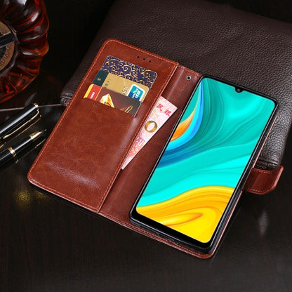 For Huawei Enjoy 10e idewei Crazy Horse Texture Horizontal Flip Leather Case with Holder & Card Slots & Wallet(Red) - Huawei Cases by idewei | Online Shopping UK | buy2fix