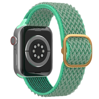 Wave Nylon Watch Band For Apple Watch Ultra 49mm&Watch Ultra 2 49mm / Series 9&8&7 45mm / SE 3&SE 2&6&SE&5&4 44mm / 3&2&1 42mm(Spearmint Green) by buy2fix