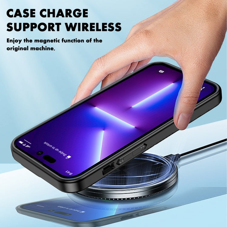iPAKY Shockproof PC + TPU Protective Phone Case For iPhone 14 Pro(Black) - More iPhone Cases by iPAKY | Online Shopping UK | buy2fix