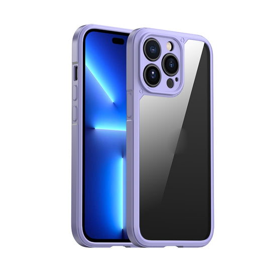 For iPhone 12 Pro Max iPAKY Shockproof PC + TPU Protective Phone Case(Purple) - iPhone 12 Pro Max Cases by iPAKY | Online Shopping UK | buy2fix