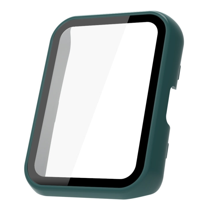 For Huawei Watch Fit 2 PC+ Toughened Film Fully Enclosed Protective Watch Case(Green) by buy2fix