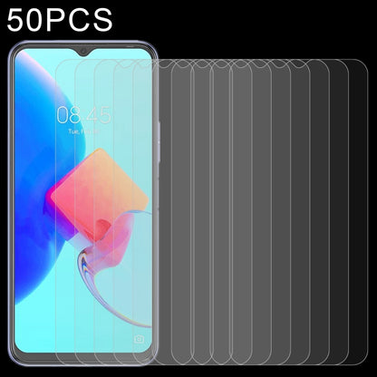50 PCS 0.26mm 9H 2.5D Tempered Glass Film For Tecno Spark 9T India - Tecno Tempered Glass by buy2fix | Online Shopping UK | buy2fix
