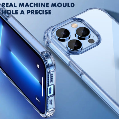 For iPhone 14 Pro Max iPAKY Shockproof PC + TPU Protective Phone Case (Transparent) - iPhone 14 Pro Max Cases by iPAKY | Online Shopping UK | buy2fix
