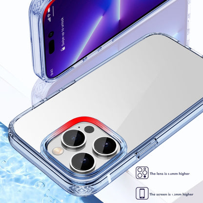 For iPhone 13 Pro Max iPAKY Shockproof PC + TPU Protective Phone Case (Transparent Black) - iPhone 13 Pro Max Cases by iPAKY | Online Shopping UK | buy2fix