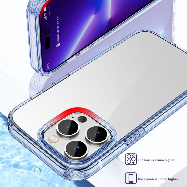 For iPhone 12 / 12 Pro iPAKY Shockproof PC + TPU Protective Phone Case(Transparent Black) - iPhone 12 / 12 Pro Cases by iPAKY | Online Shopping UK | buy2fix