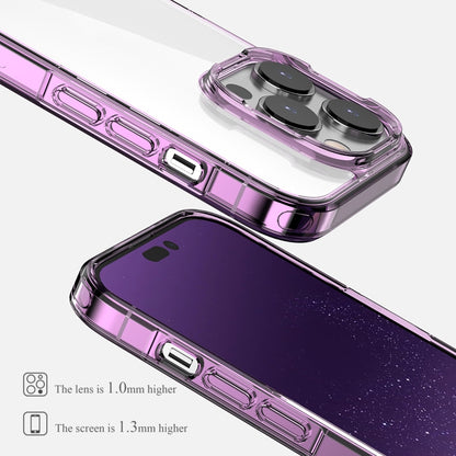 For iPhone 14 Plus iPAKY Aurora Series Shockproof PC + TPU Protective Phone Case (Transparent) - iPhone 14 Plus Cases by iPAKY | Online Shopping UK | buy2fix