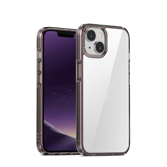 For iPhone 13 iPAKY Aurora Series Shockproof PC + TPU Protective Phone Case(Transparent Black) - iPhone 13 Cases by iPAKY | Online Shopping UK | buy2fix