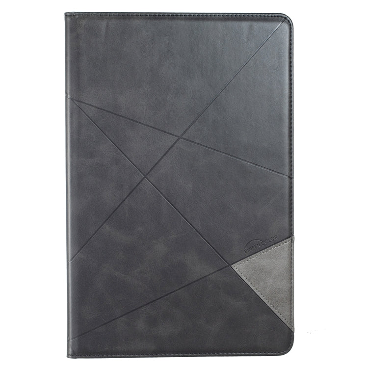 For Samsung Galaxy Tab S8 / Tab S7+ / Tab S7 FE Prismatic Leather Tablet Case(Black) by buy2fix