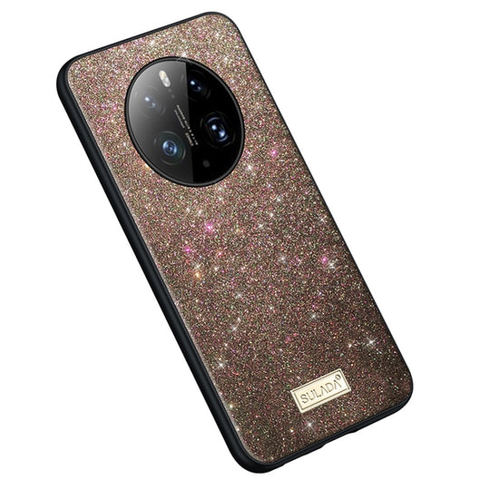 For Huawei Mate 50 Pro SULADA Shockproof TPU + Handmade Leather Phone Case(Colorful)