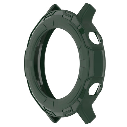 For Realme watch S RMA207 Armor Hollow TPU Watch Case(Olive Green) - Watch Case by buy2fix | Online Shopping UK | buy2fix