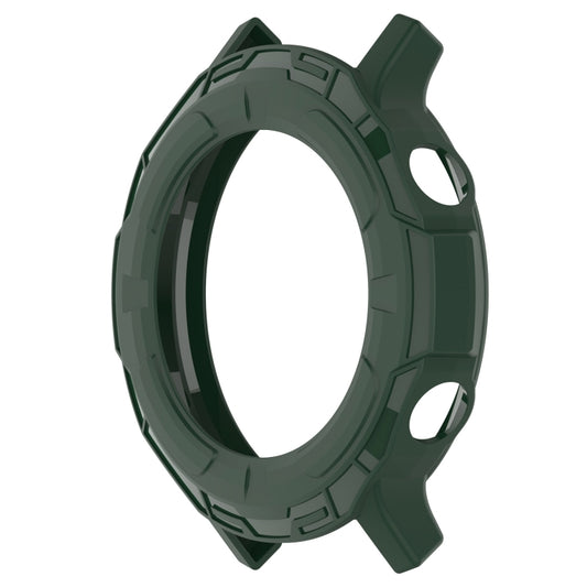 For Realme watch S RMA207 Armor Hollow TPU Watch Case(Olive Green) - Watch Case by buy2fix | Online Shopping UK | buy2fix