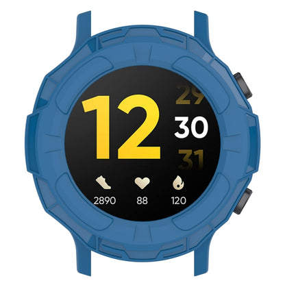 For Realme watch S RMA207 Armor Hollow TPU Watch Case(Dark Blue) - Watch Case by buy2fix | Online Shopping UK | buy2fix