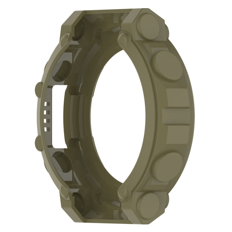 For Amazfit T-Rex 2 Armor Hollow TPU Watch Case(Jungle Green) - Watch Cases by buy2fix | Online Shopping UK | buy2fix