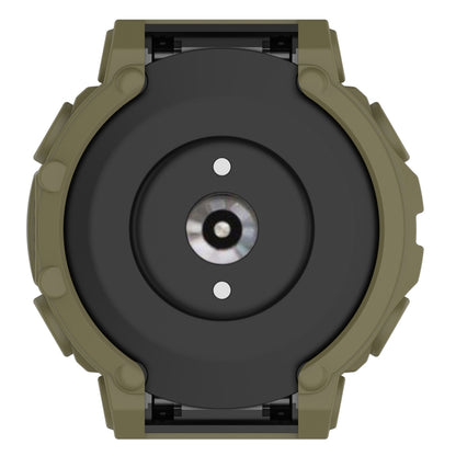 For Amazfit T-Rex 2 Armor Hollow TPU Watch Case(Jungle Green) - Watch Cases by buy2fix | Online Shopping UK | buy2fix